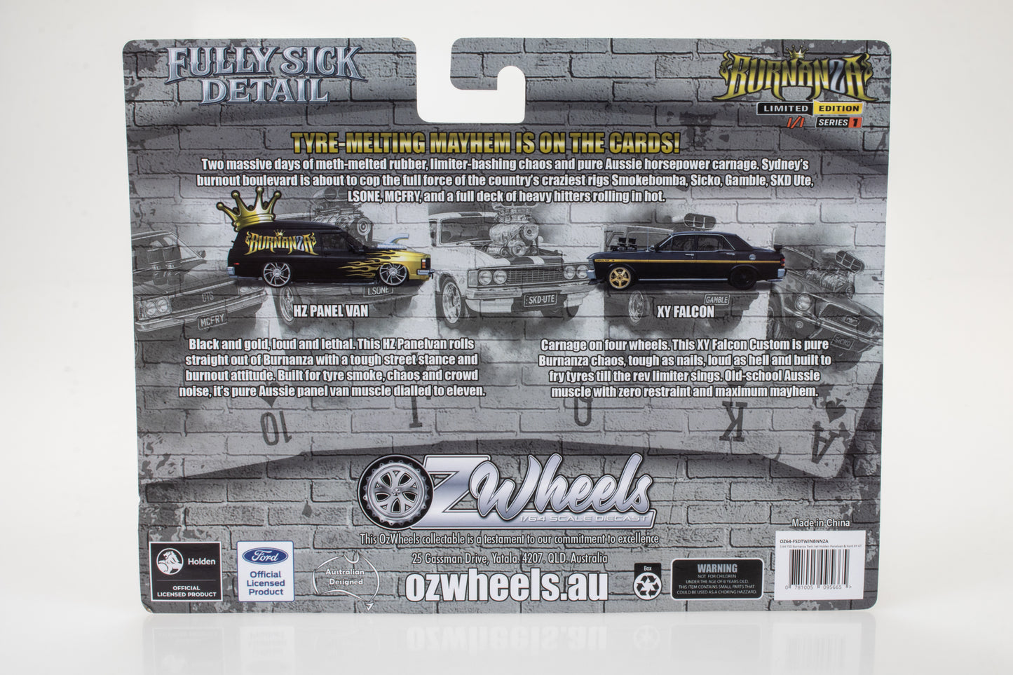 1:64 OzWheels Burnanza Twin Set