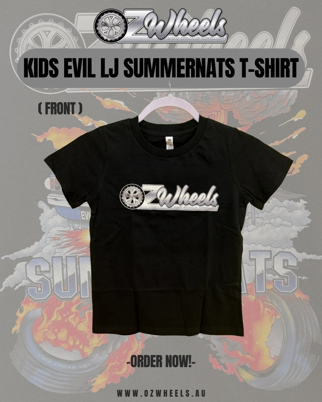 Kids Ozwheels Evil LJ T-Shirt - SUMMERNATS