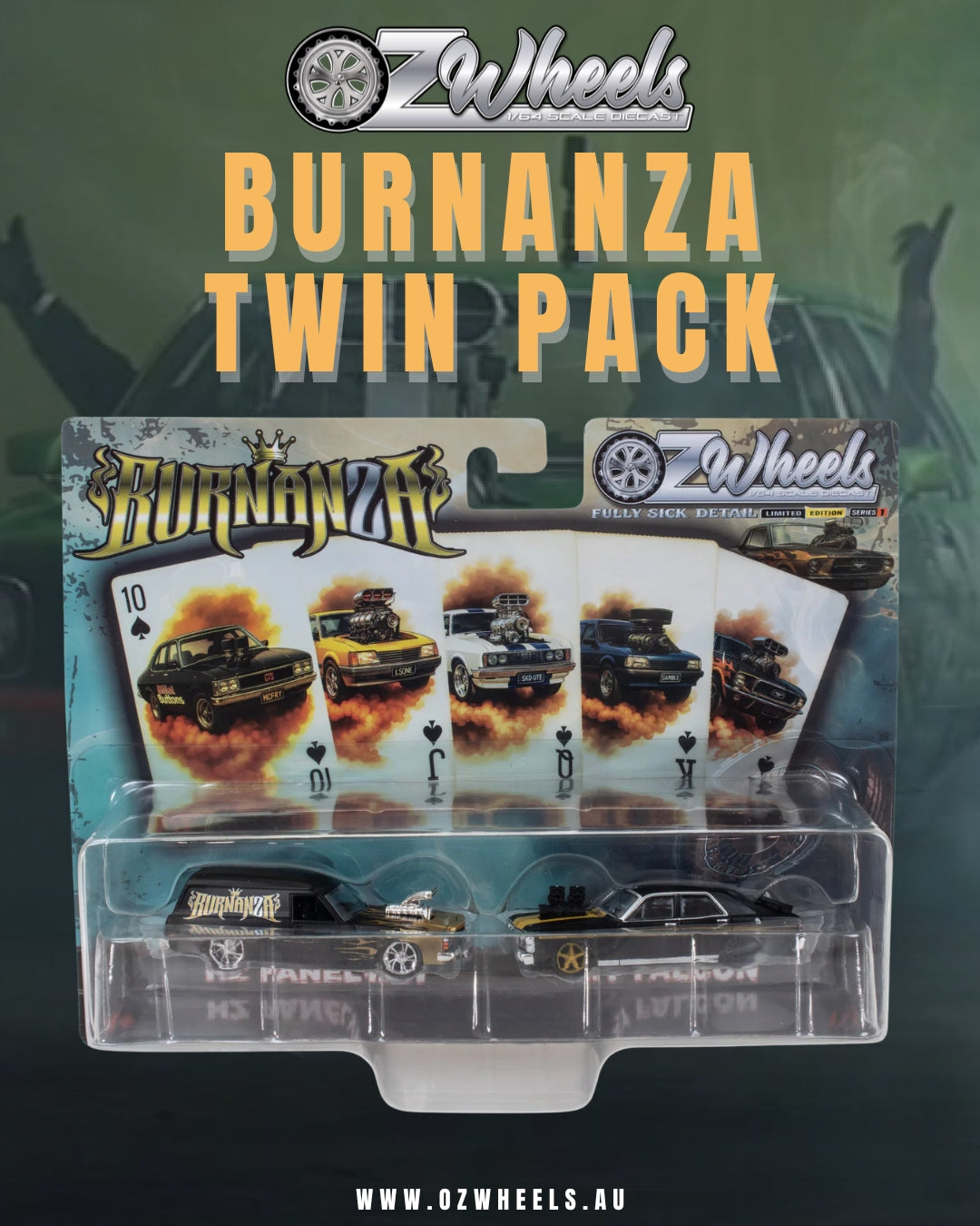 1:64 OzWheels Burnanza Twin Set