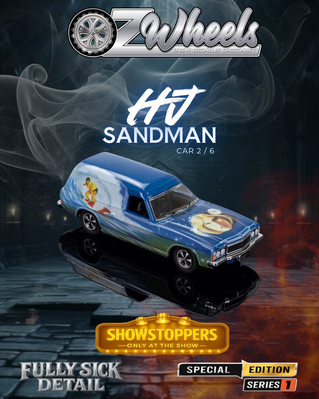 1:64 Ozwheels Show Stoppers Series 1 ASST