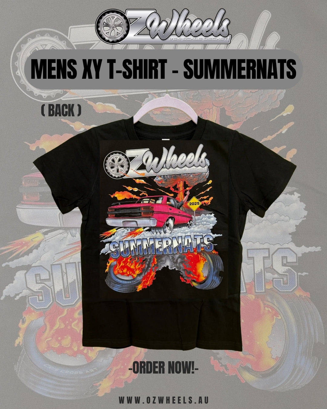Mens T-Shirt Ozwheels XY - SUMMERNATS