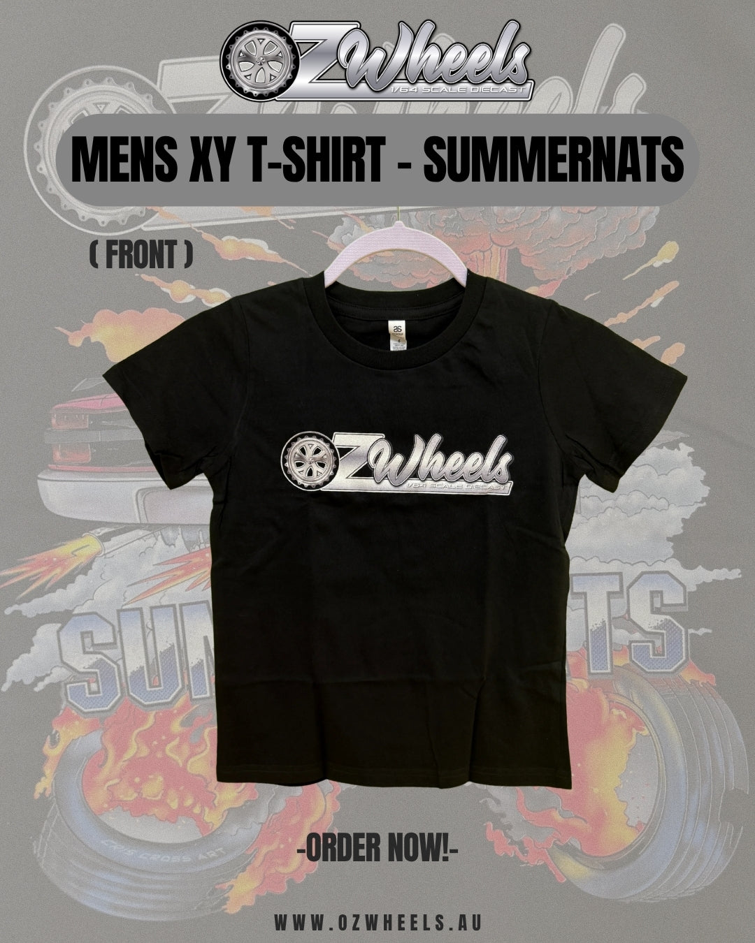 Mens T-Shirt Ozwheels XY - SUMMERNATS