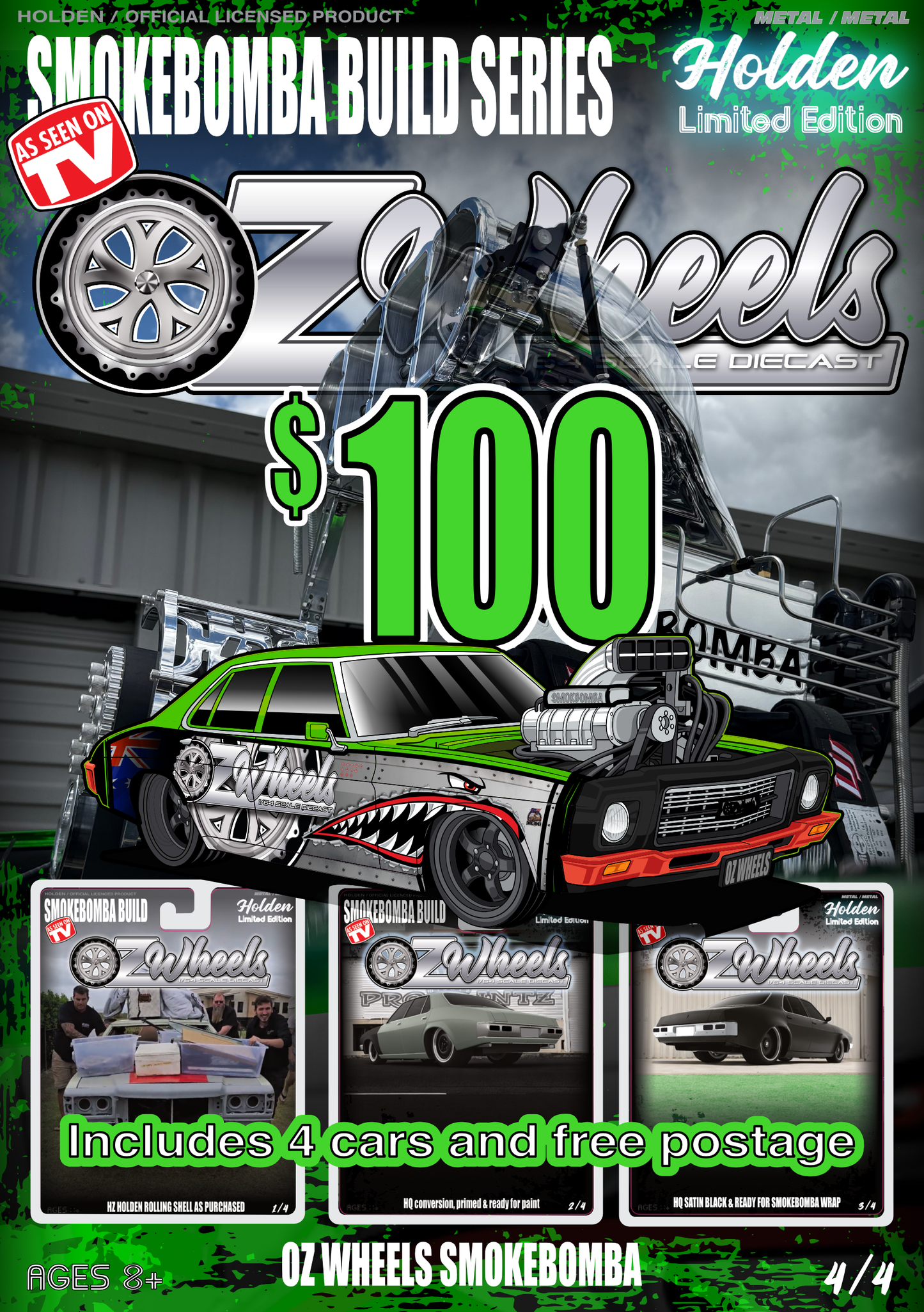 Ozwheels Supporter - THIRD TIER - FULL MODEL SET