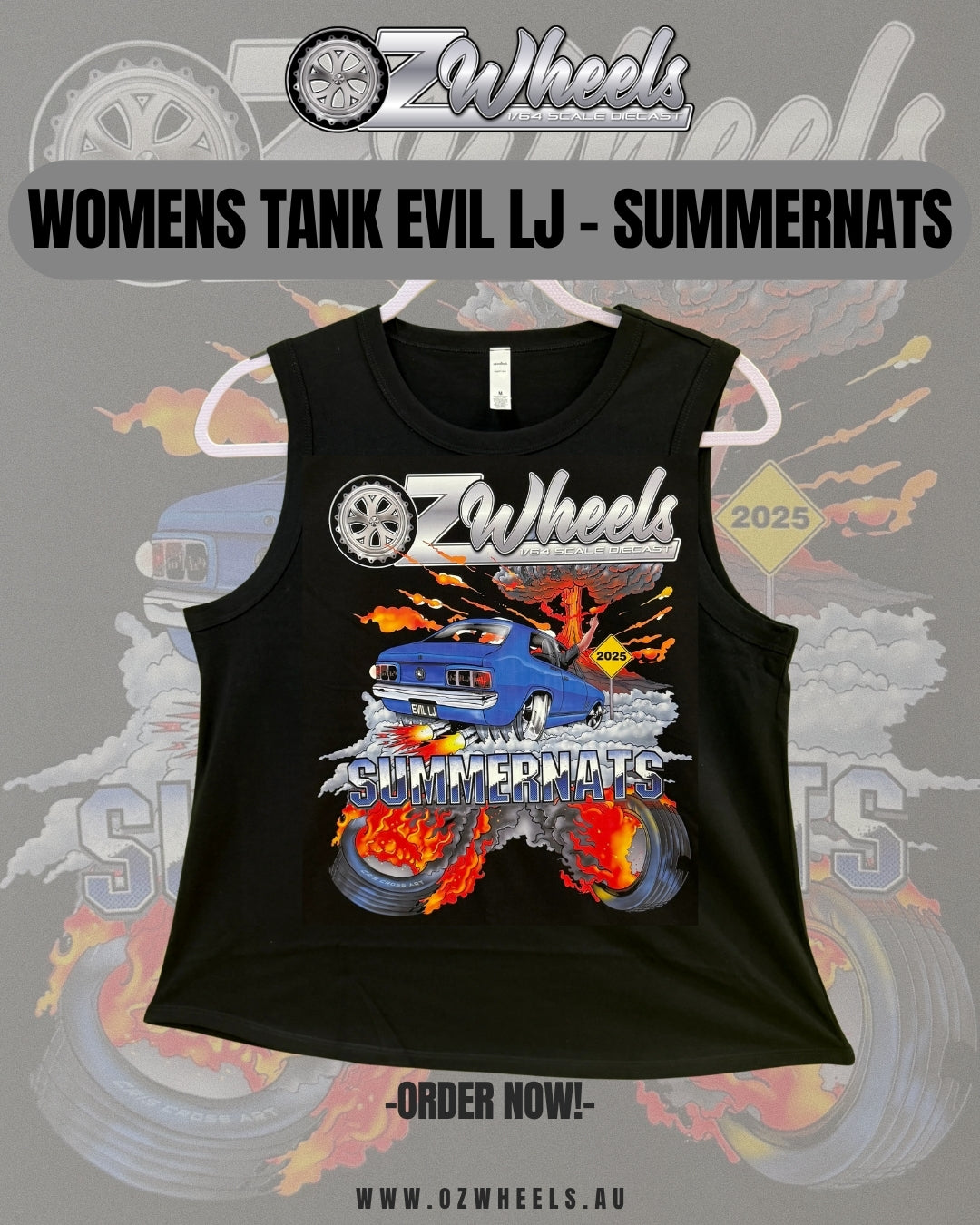 Womens Tank Ozwheels Evil LJ - SUMMERNATS