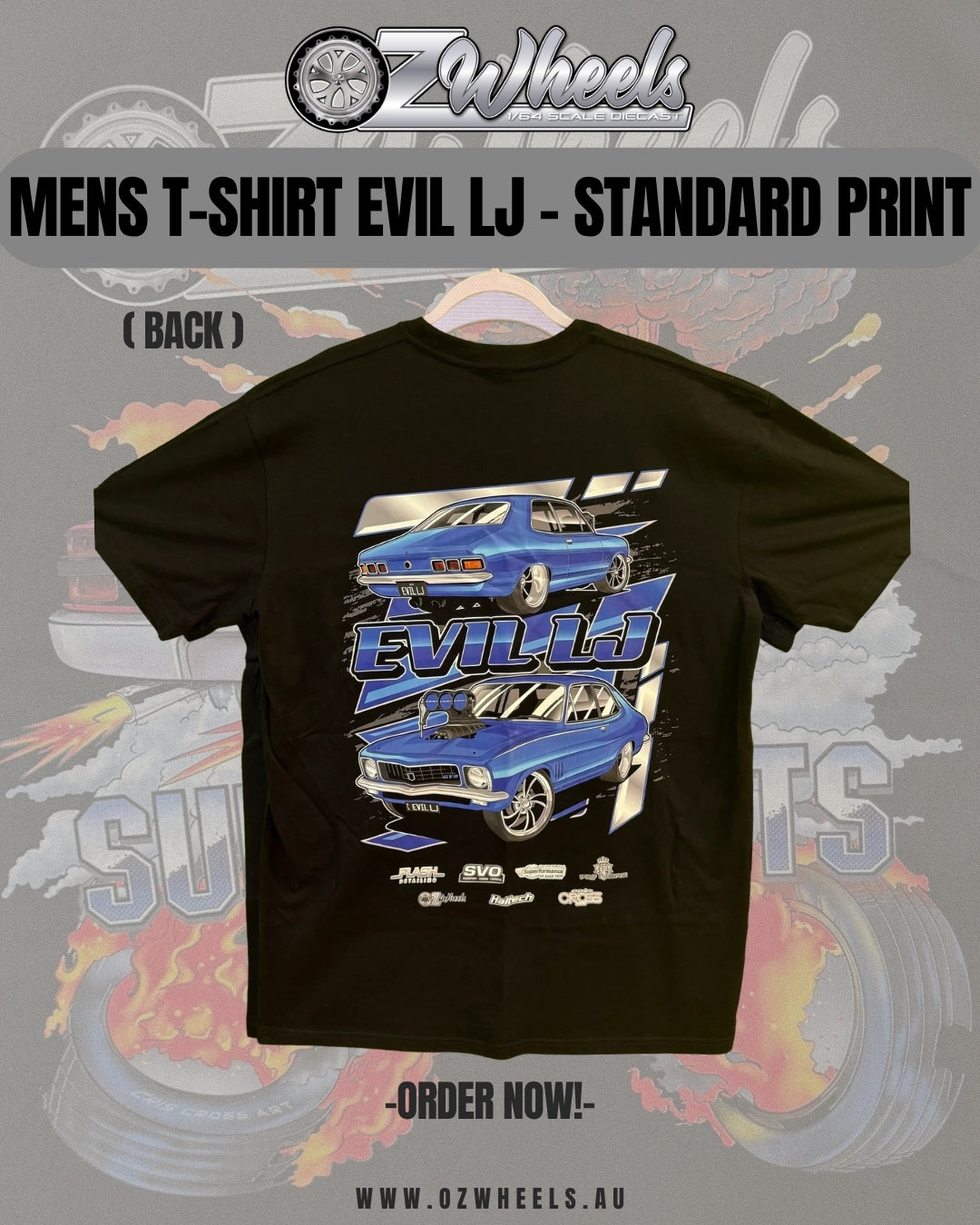 Mens T-Shirt Evil LJ - Standard Print