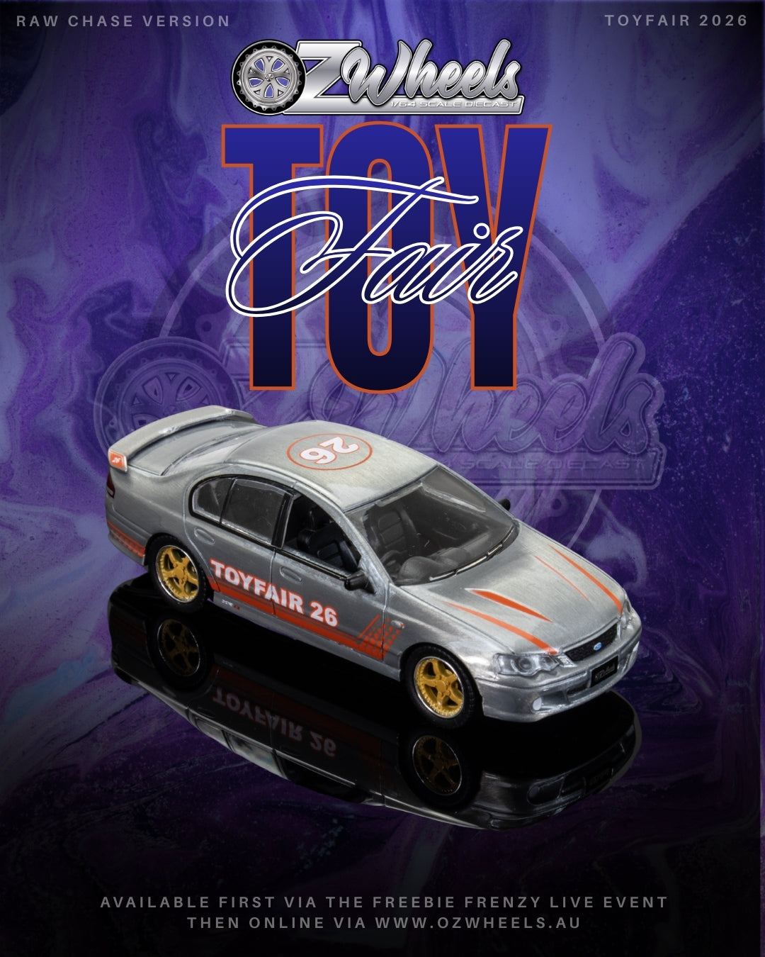 1:64 Ozwheels Exclusive 2026 Melbourne Toyfair BA Falcon
