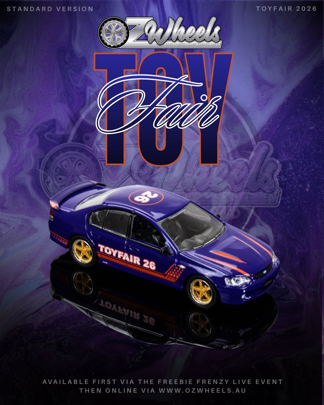 1:64 Ozwheels Exclusive 2026 Melbourne Toyfair BA Falcon