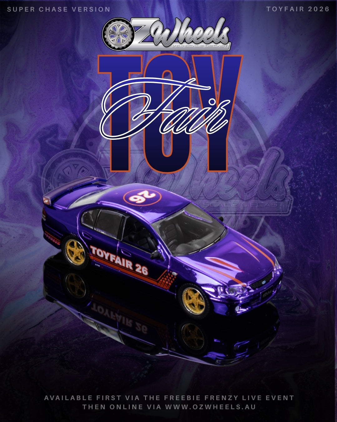 1:64 Ozwheels Exclusive 2026 Melbourne Toyfair BA Falcon